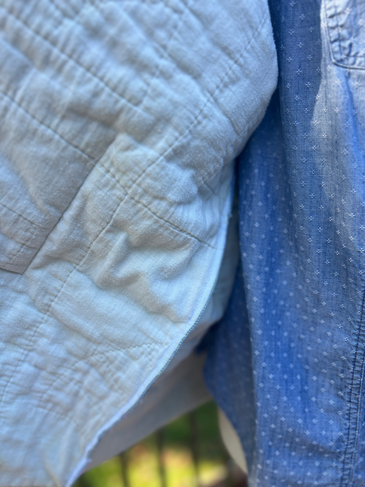 Vintage Quilt Coat Oversized - Large
