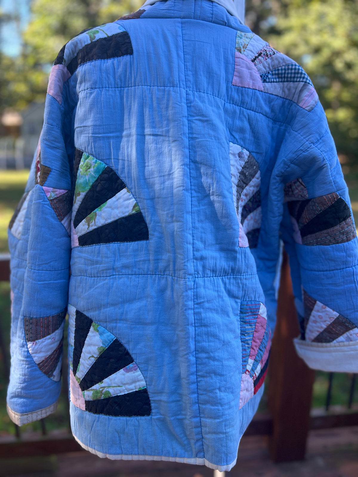 Vintage Quilt Coat Oversized - Large