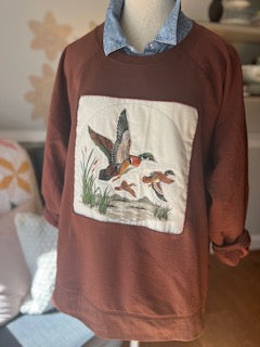 Vintage Flying Ducks Sweatshirt 3X