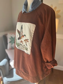 Vintage Flying Ducks Sweatshirt 3X