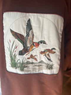 Vintage Flying Ducks Sweatshirt 3X